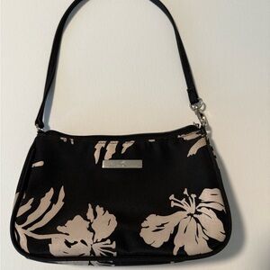 Chic Black Floral Mini Bag by Frankie‎ & Johnnie